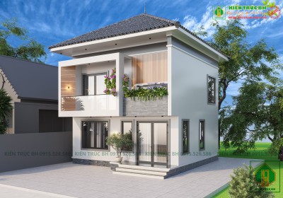Mẫu nhà phố mini  7x8 m 